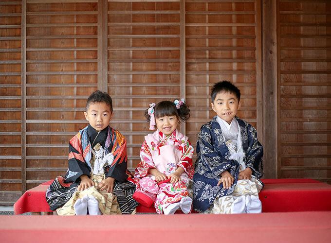 手向山八幡宮で七五三出張撮影