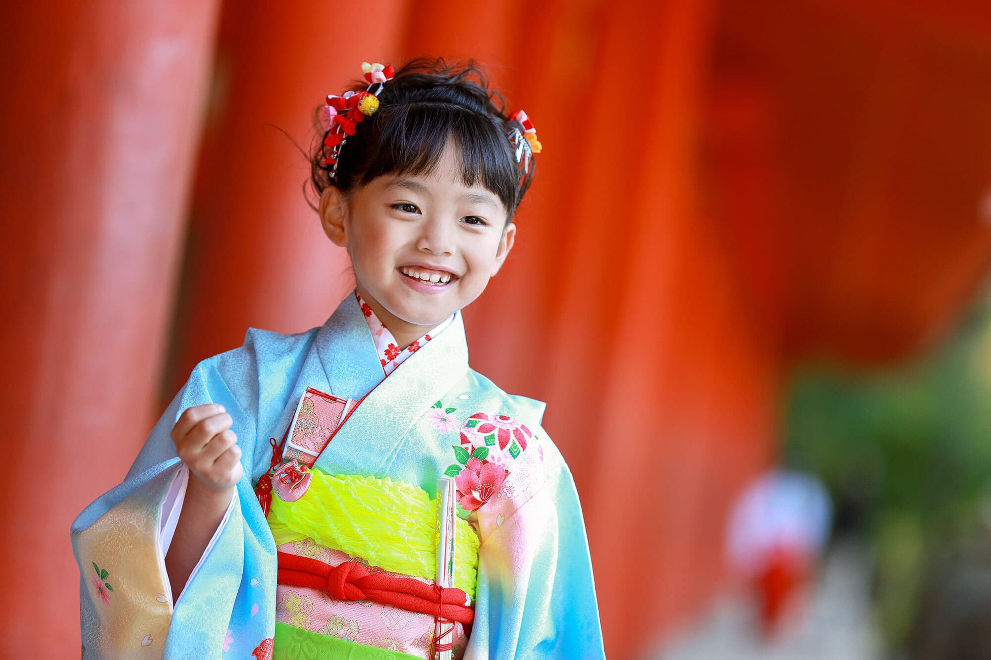 春日大社の七五三出張撮影