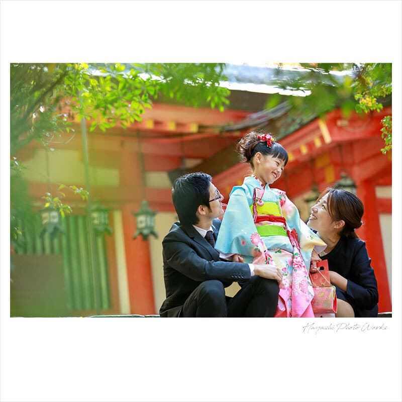 春日大社の七五三出張撮影