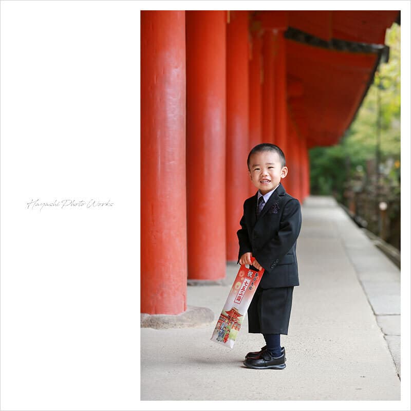 春日大社の七五三出張撮影