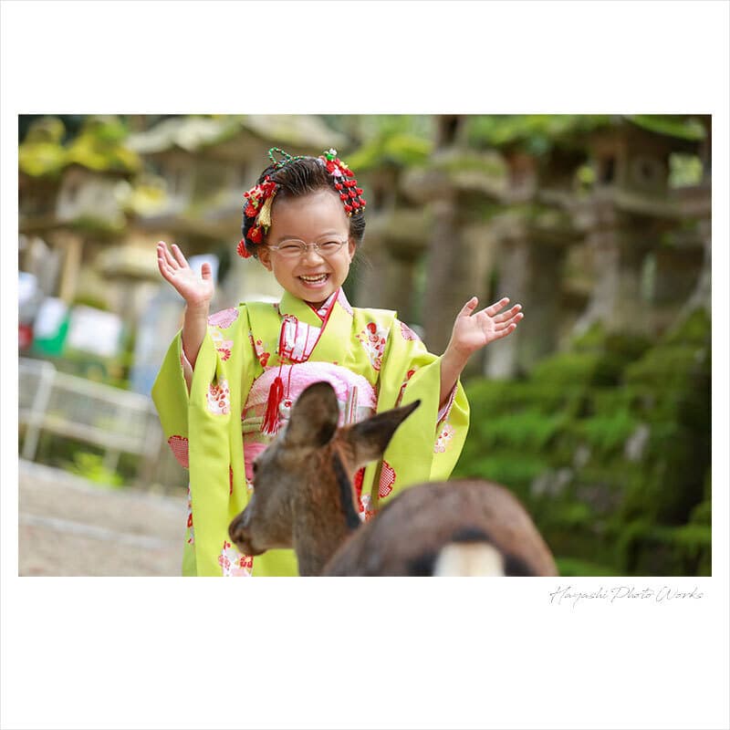 春日大社の七五三出張撮影