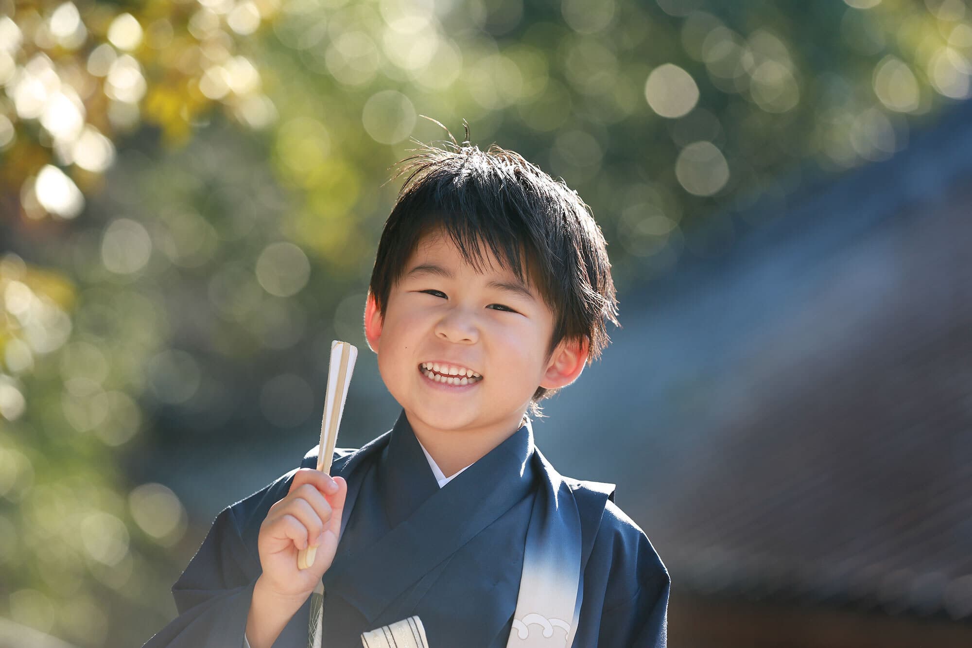 手向山八幡宮で七五三出張撮影