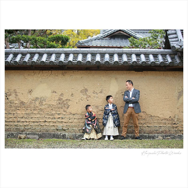 手向山八幡宮で七五三出張撮影