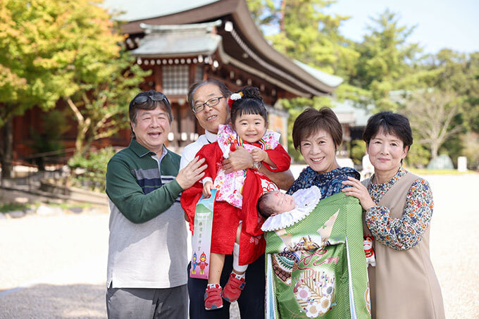 橿原神宮で七五三出張撮影