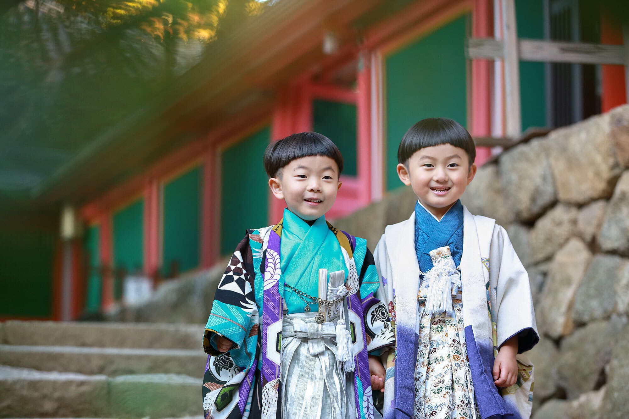 石上神宮で七五三出張撮影