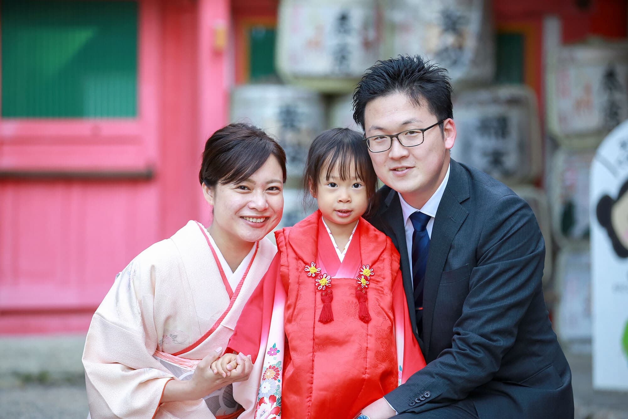 石上神宮で七五三出張撮影