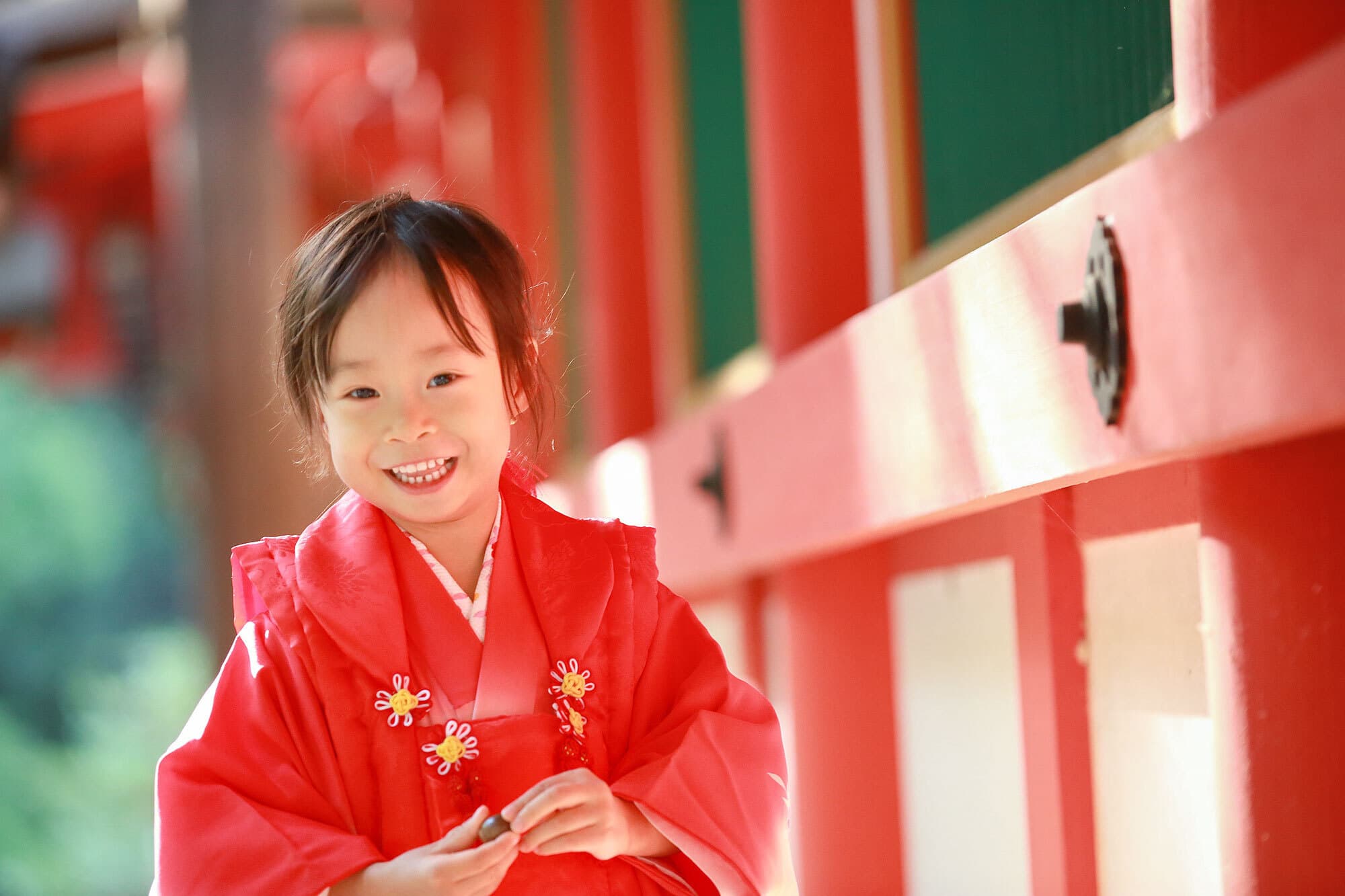 石上神宮で七五三出張撮影