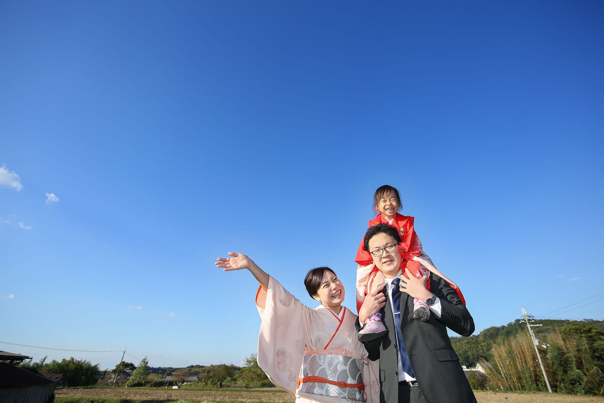 石上神宮で七五三出張撮影