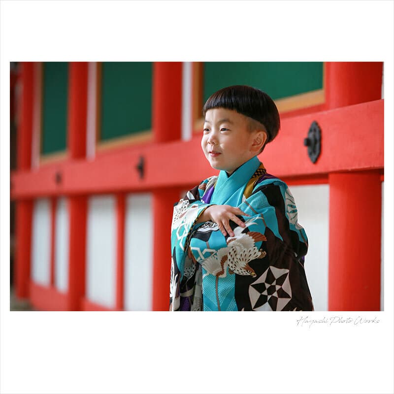 石上神宮で七五三出張撮影