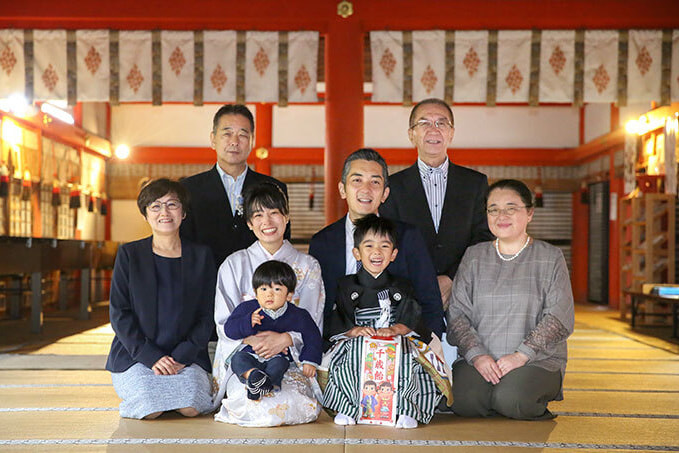 談山神社で七五三出張撮影