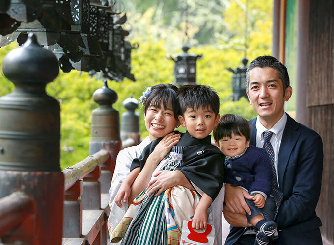 談山神社で七五三出張撮影