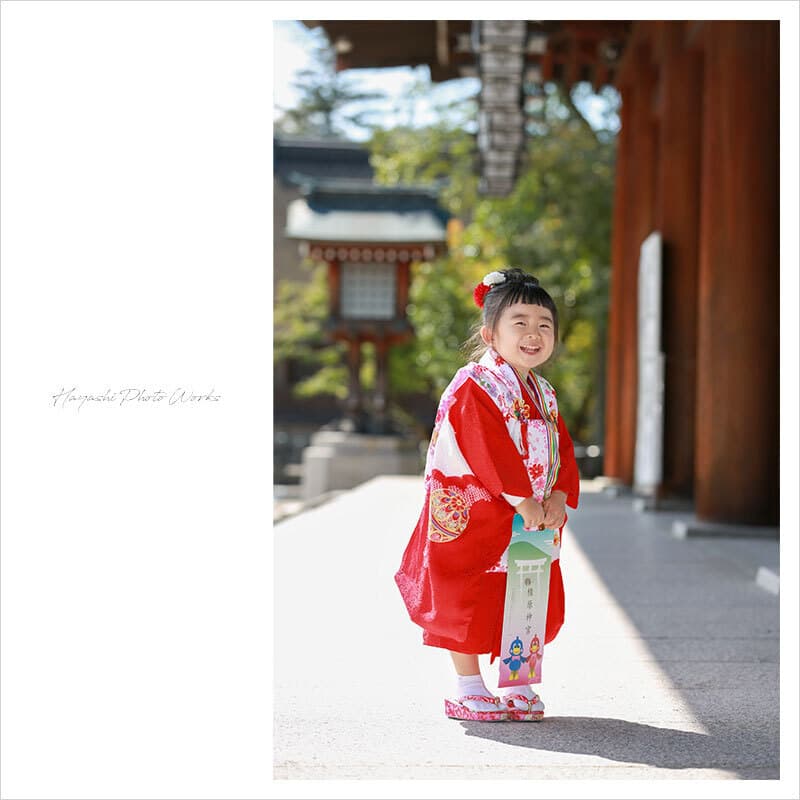 橿原神宮で七五三出張撮影