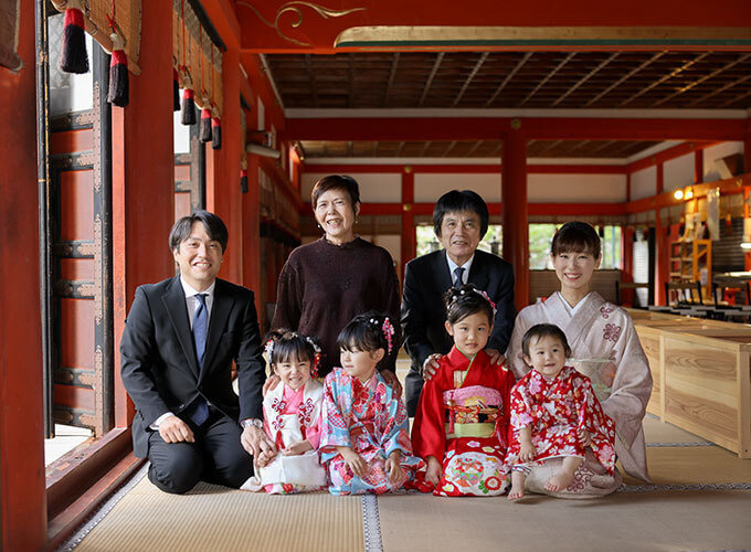 談山神社で七五三出張撮影