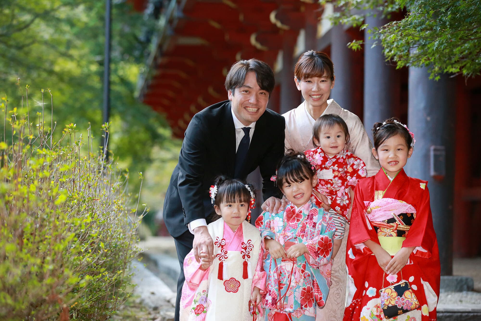 談山神社で七五三出張撮影