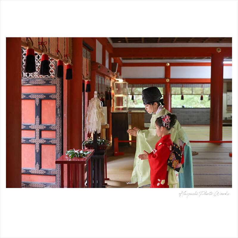 談山神社で七五三出張撮影