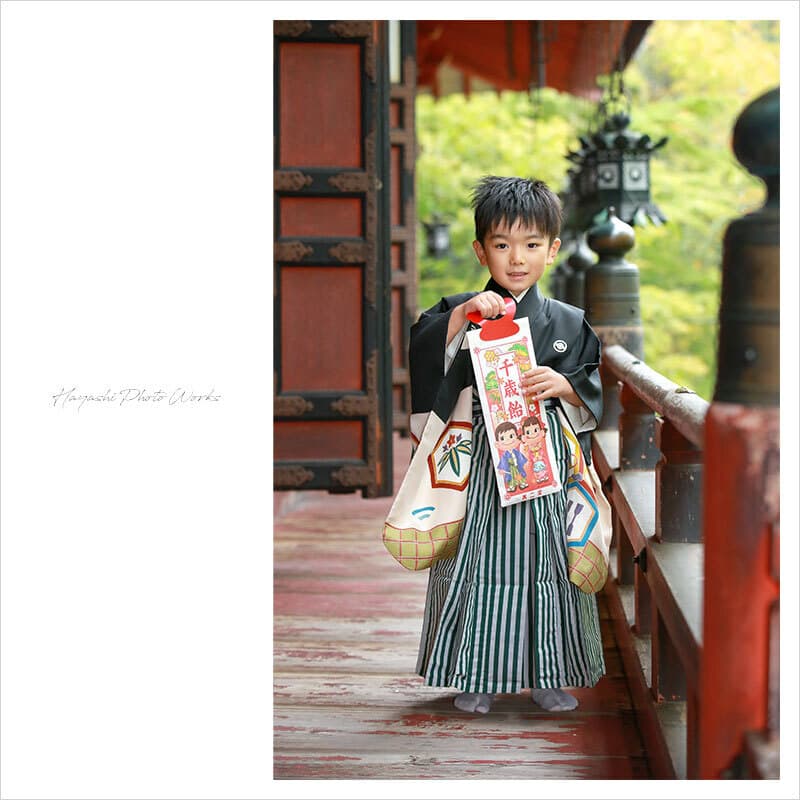 談山神社で七五三出張撮影