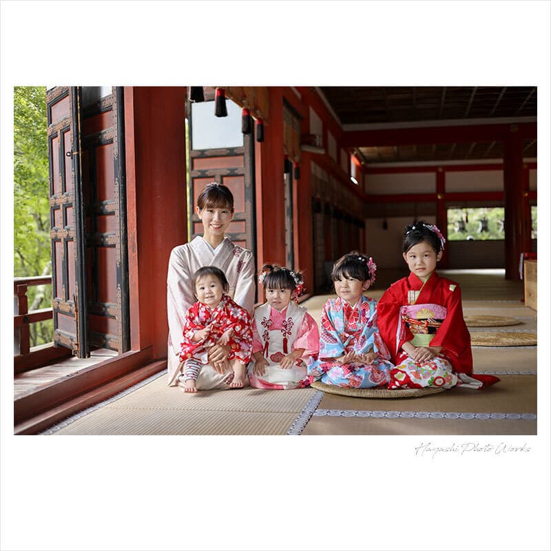 談山神社で七五三出張撮影