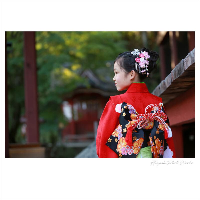 談山神社で七五三出張撮影