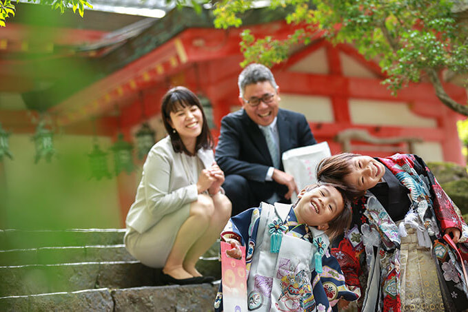 春日大社の七五三出張撮影