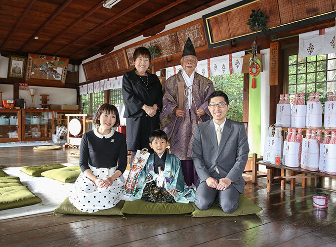 小泉神社の七五三出張撮影