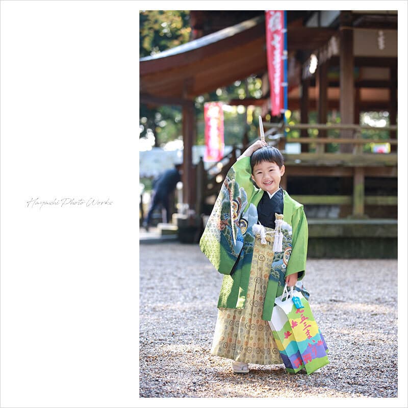 往馬大社の七五三出張撮影