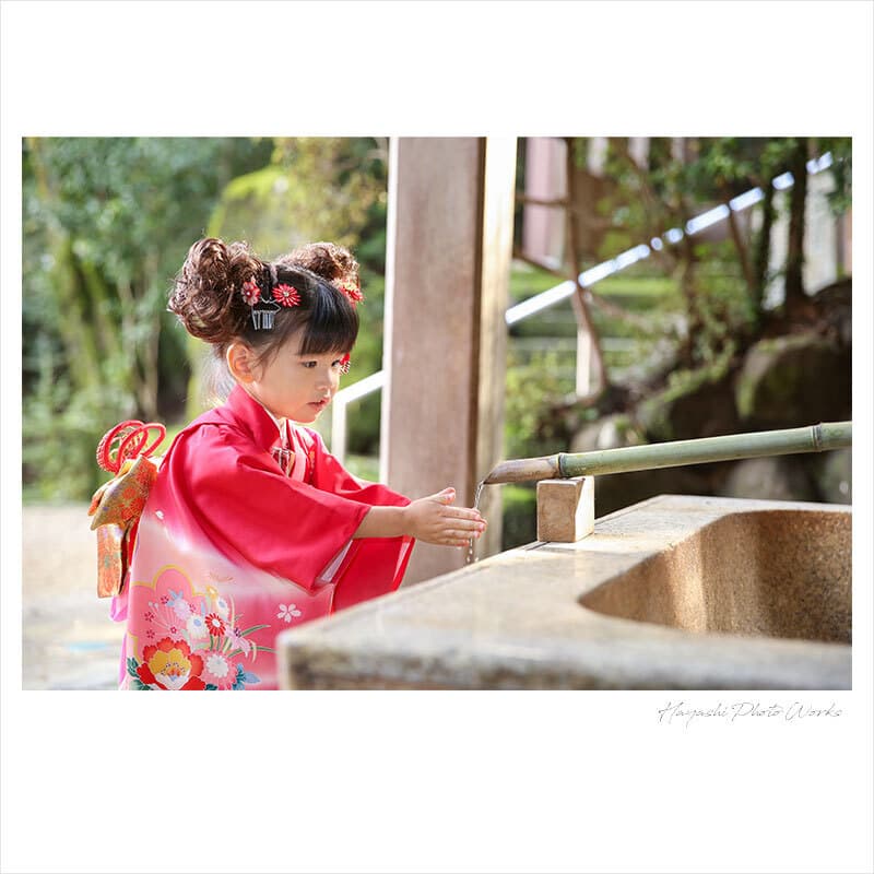 往馬大社の七五三出張撮影