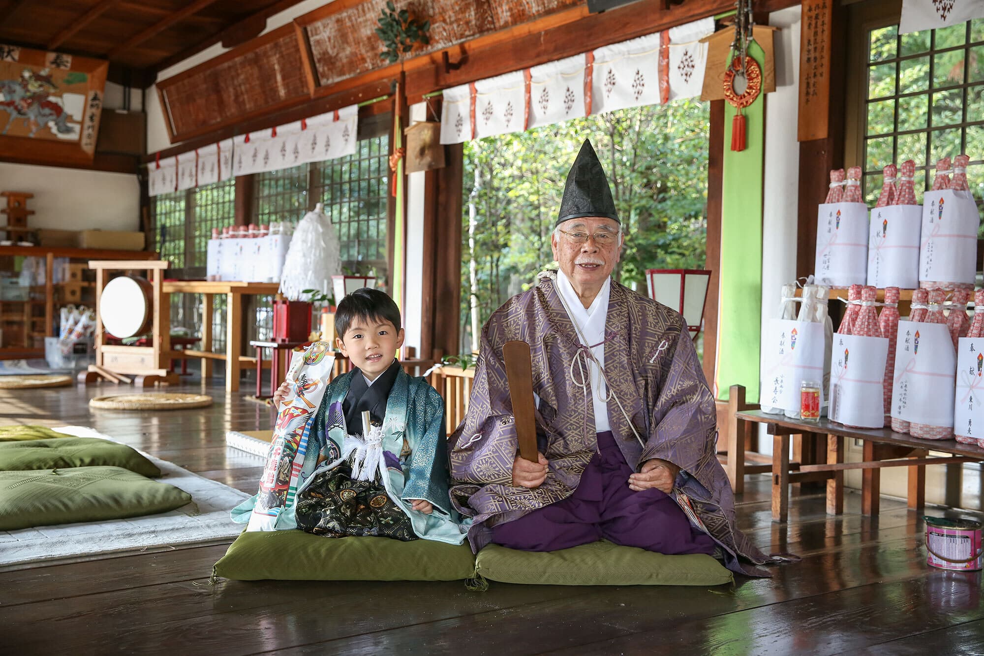小泉神社で七五三出張撮影