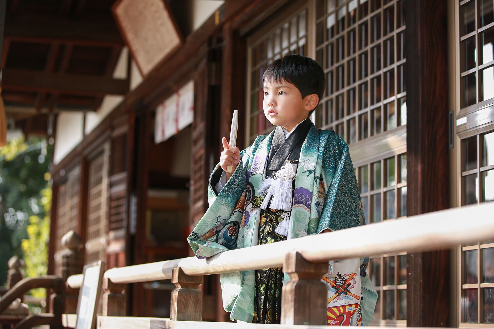 小泉神社で七五三出張撮影