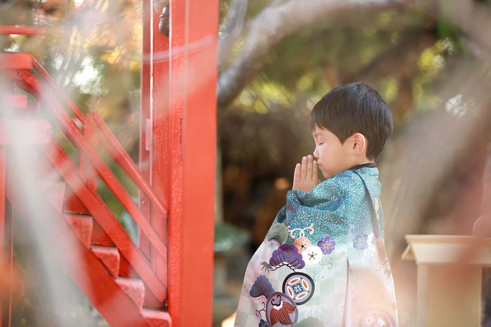 小泉神社で七五三出張撮影