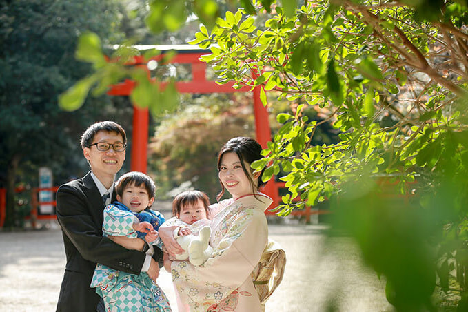 下鴨神社で七五三出張撮影