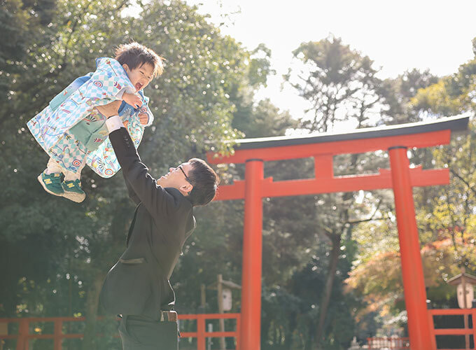 下鴨神社で七五三出張撮影