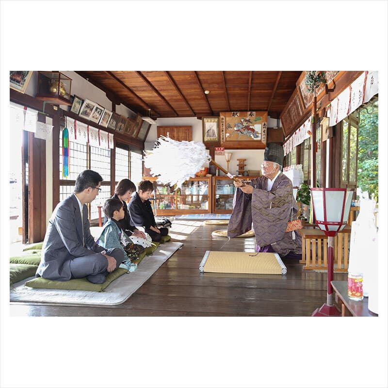 小泉神社で七五三出張撮影
