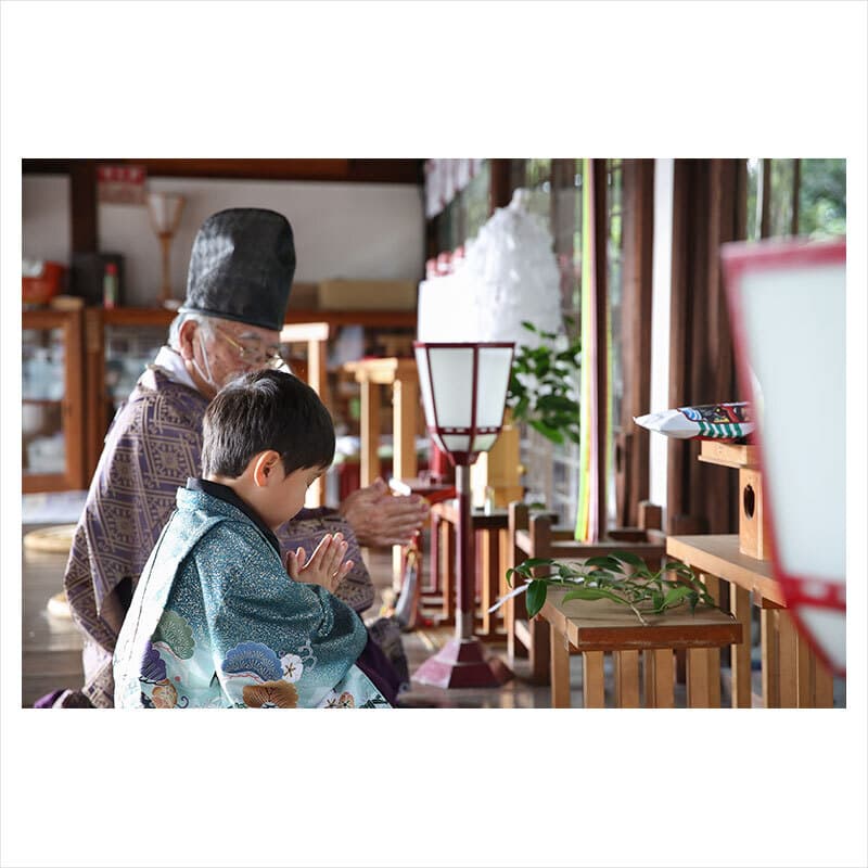 小泉神社で七五三出張撮影