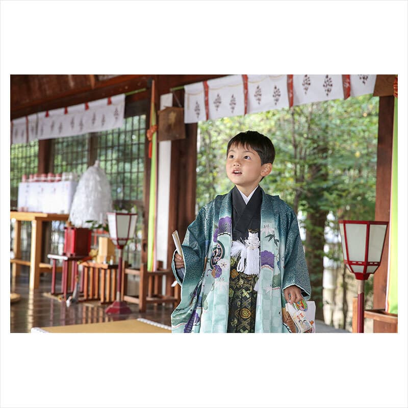 小泉神社で七五三出張撮影