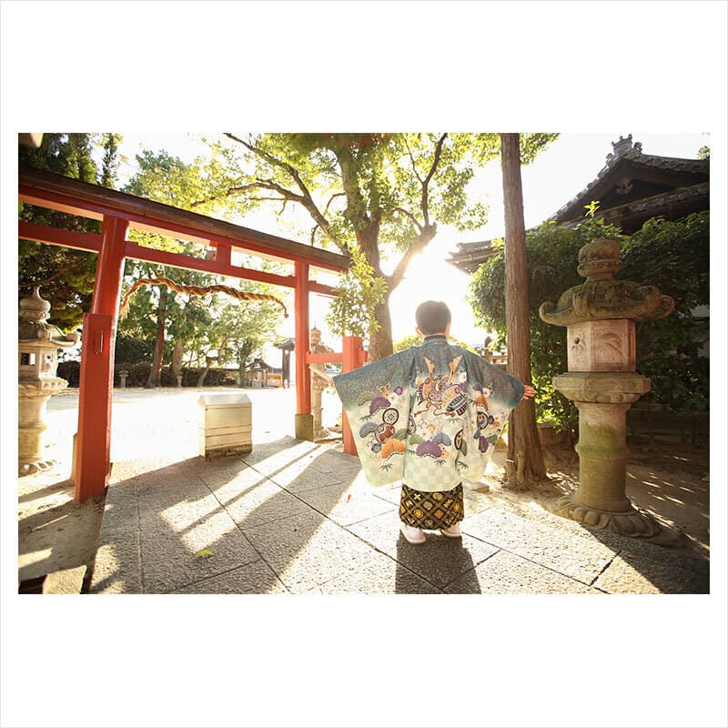 小泉神社で七五三出張撮影