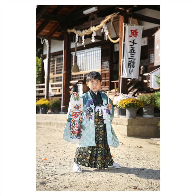 小泉神社で七五三出張撮影
