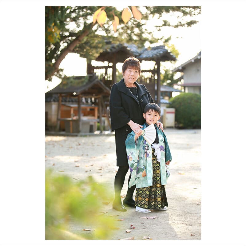 小泉神社で七五三出張撮影