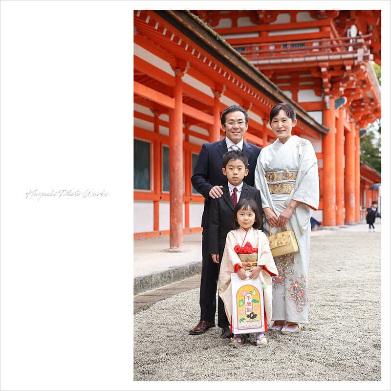 下鴨神社で七五三出張撮影