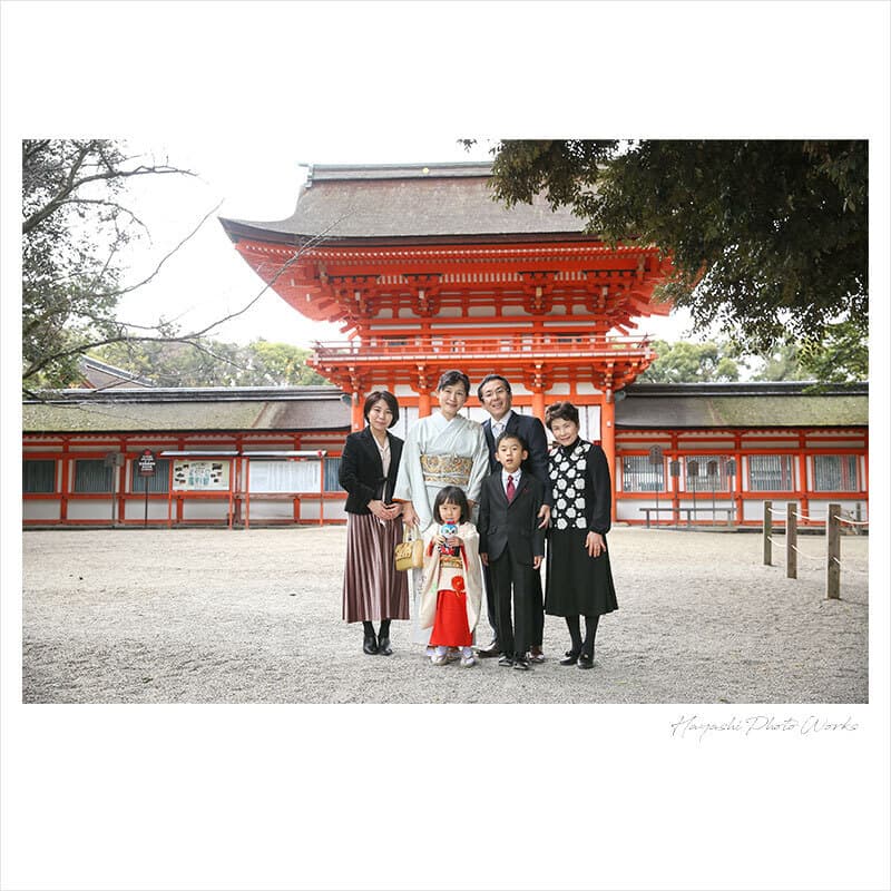 下鴨神社で七五三出張撮影
