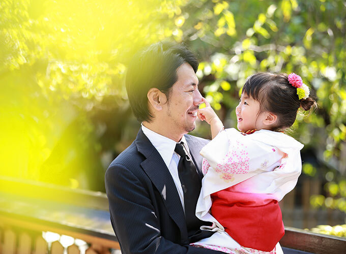 北野天満宮で七五三出張撮影