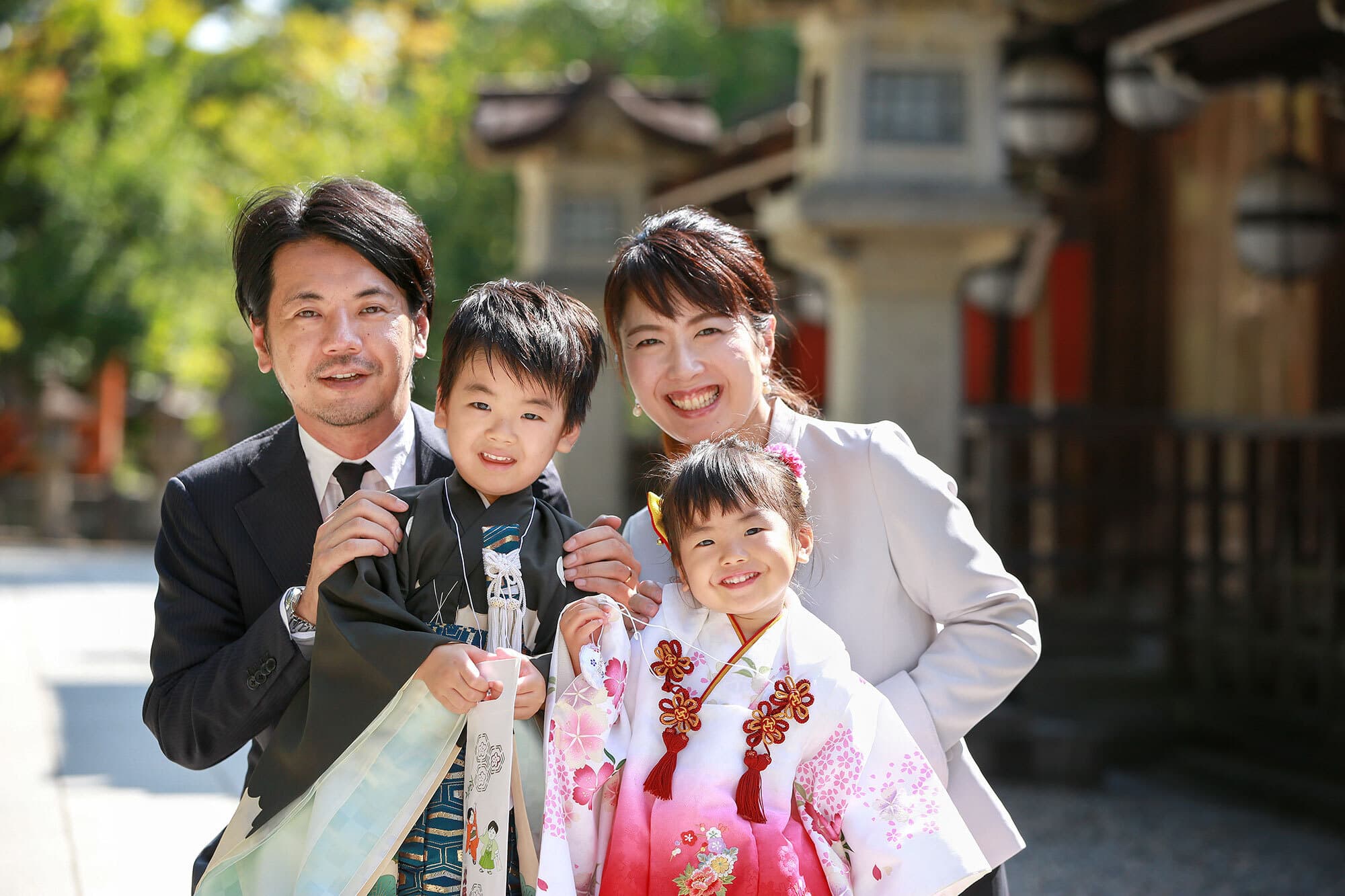 北野天満宮で七五三出張撮影