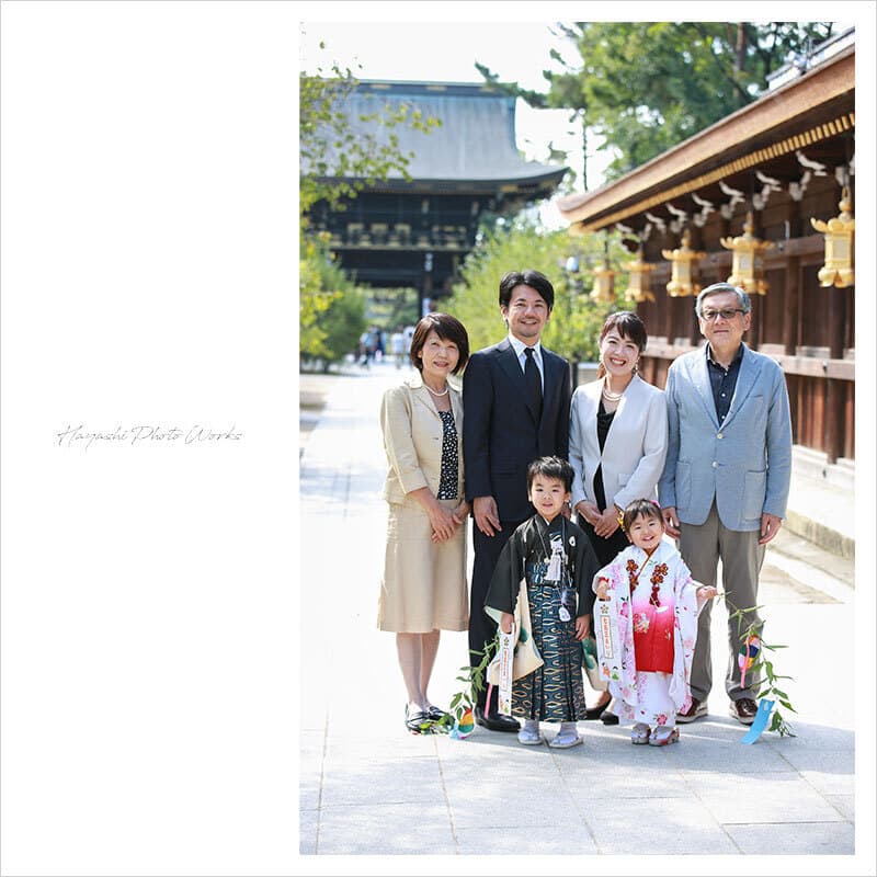 北野天満宮で七五三出張撮影