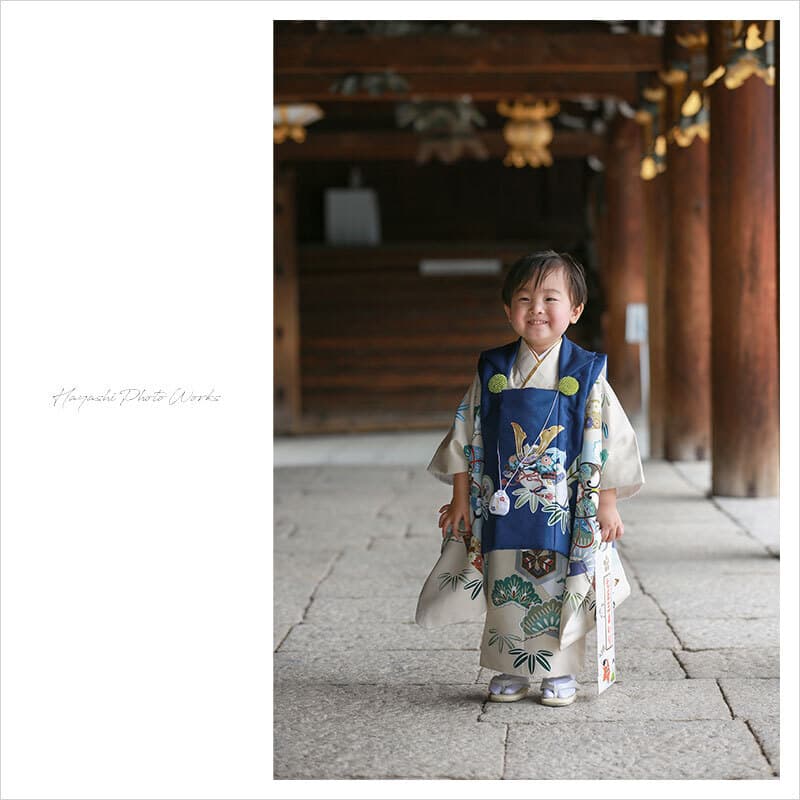 北野天満宮で七五三出張撮影