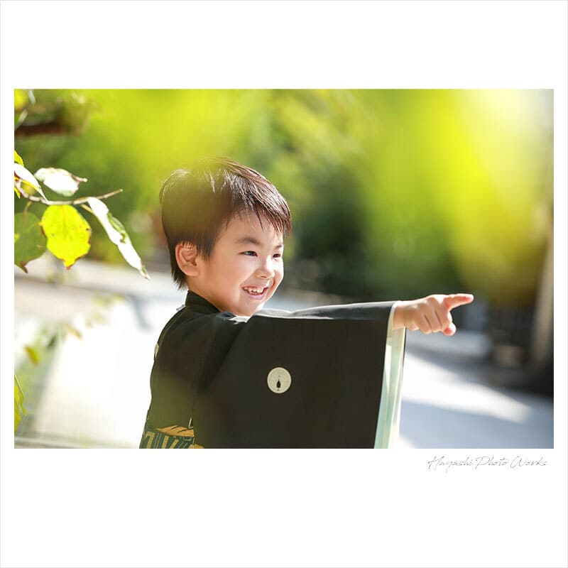 北野天満宮で七五三出張撮影