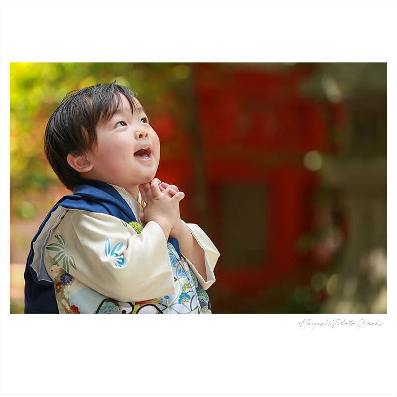 北野天満宮で七五三出張撮影