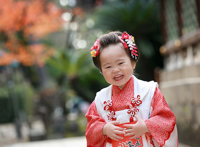 御香宮神社で七五三出張撮影