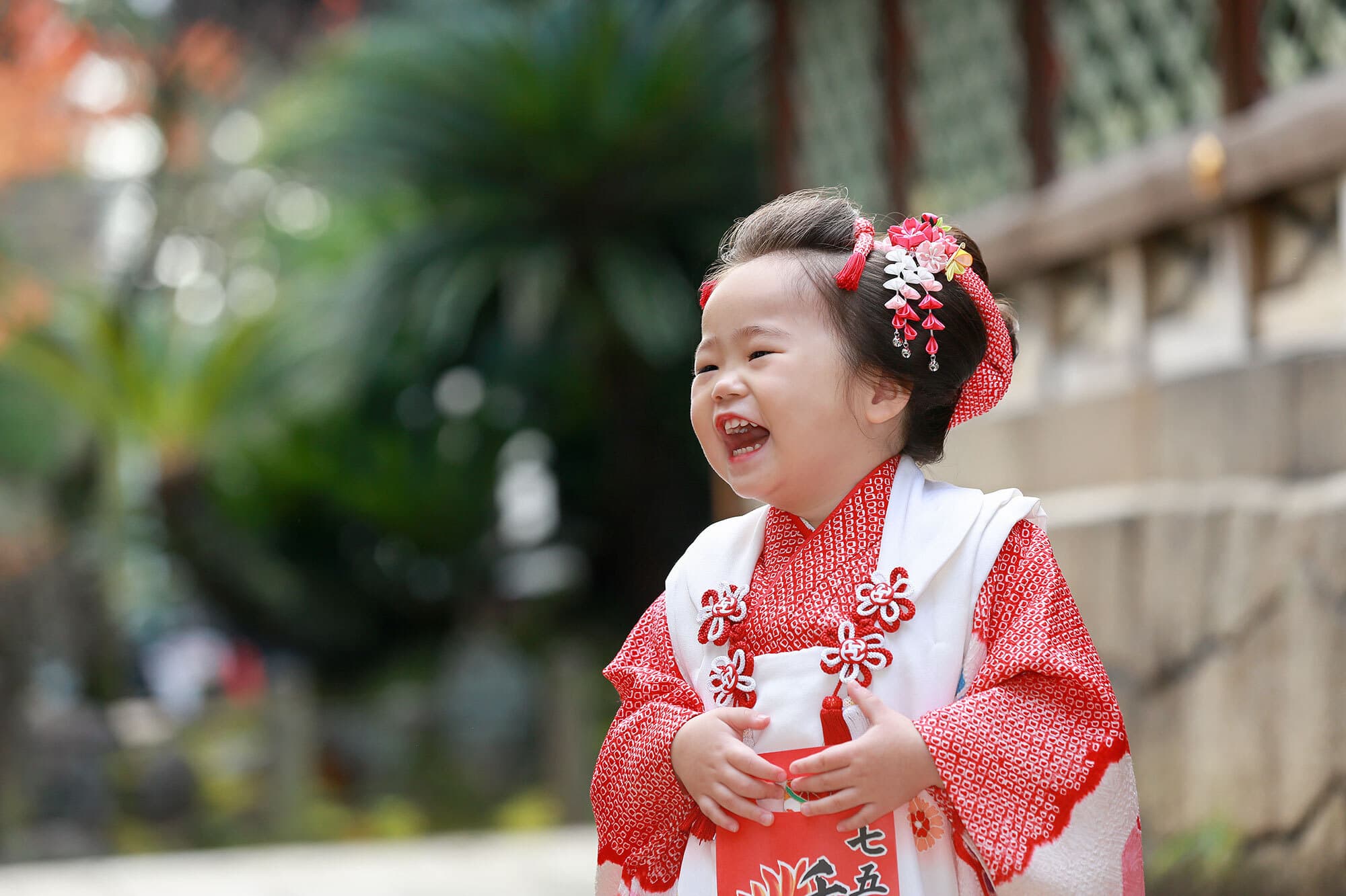 御香宮神社で七五三出張撮影
