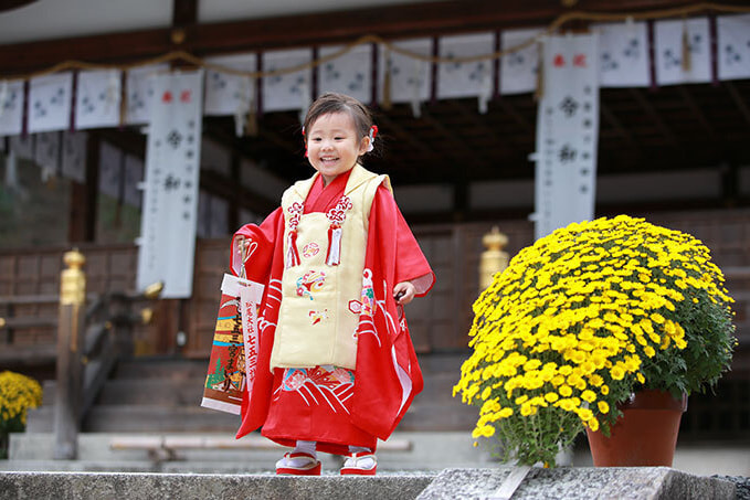 松尾大社で七五三出張撮影