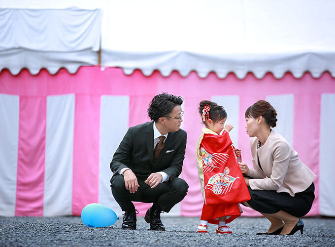 松尾大社で七五三出張撮影