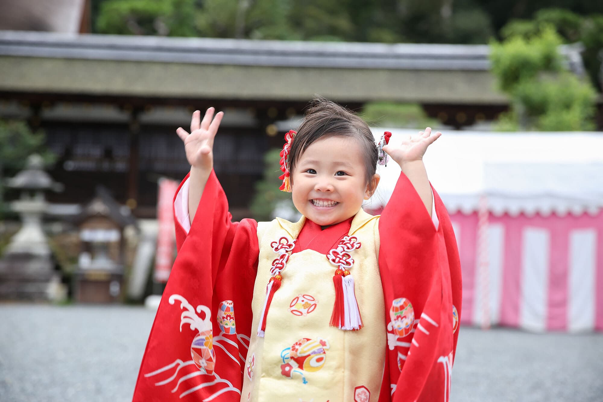 松尾大社の七五三出張撮影